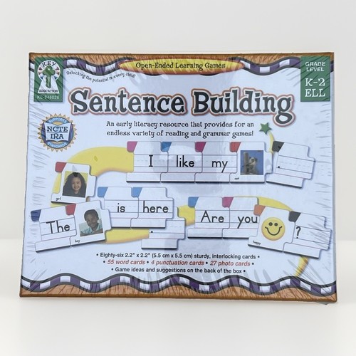 Sentence building puzzle game - building,