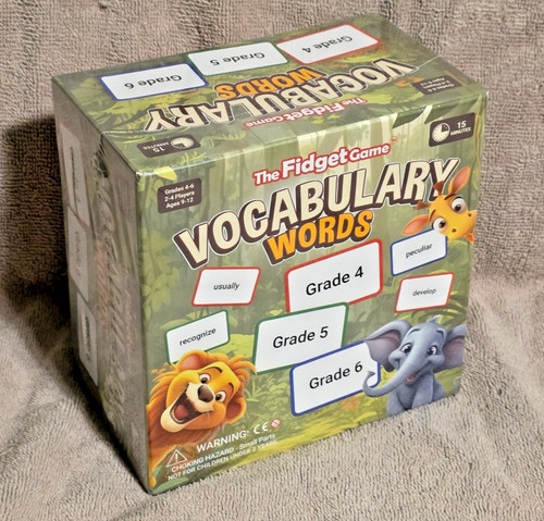 The fidget game vocabulary - the,